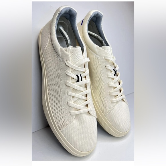 Rothy's Mens The RS02 Knit Unisex Sneakers Bone Size 11.5M/13 Wmns Mew W/O Box - Picture 9 of 16